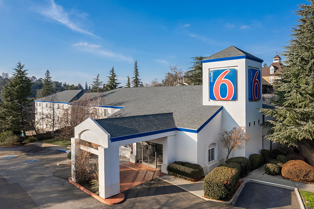 Aerial view of Motel 6 Auburn